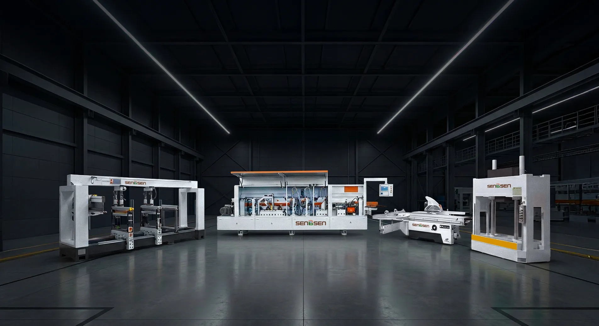 Premium industrial showroom