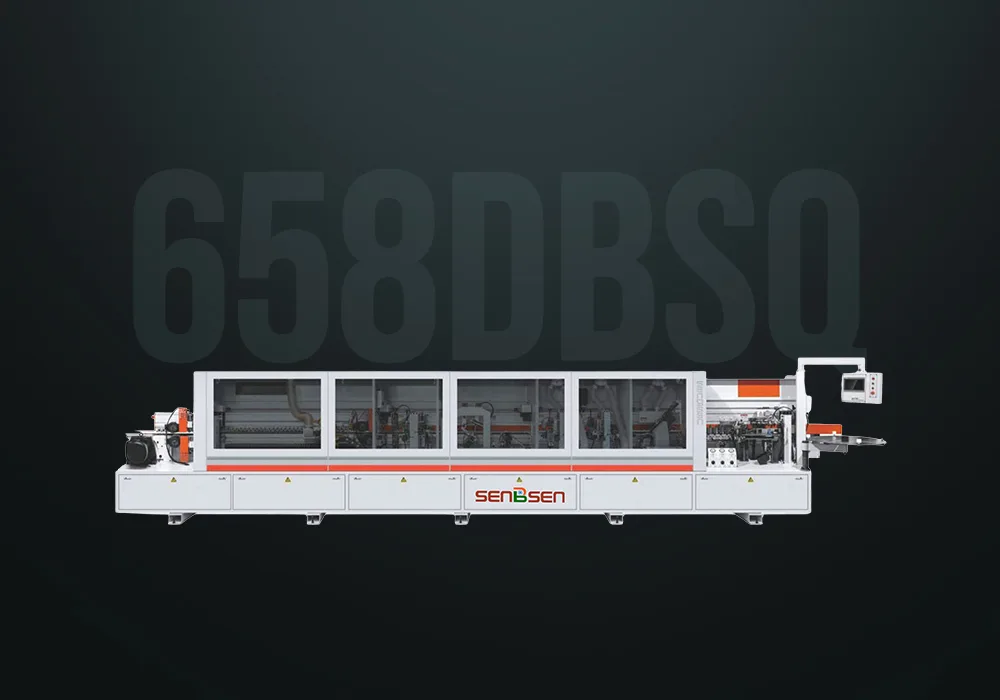 658DBSQ Automatic Edge Banding Machine for Modular Furniture Manufacturing | SENBSEN