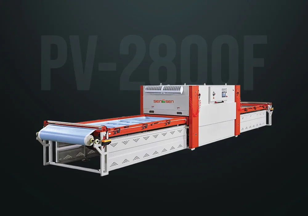 PV-2800F (2.5m) Vacuum Membrane Press Machine for Modular Furniture | SENBSEN